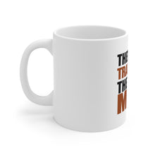 DistinctInk Glossy White Coffee / Tea Mug - There's No Traffic On The Extra Mile