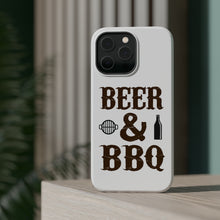 DistinctInk ToughCase for Apple iPhone, Compatible with MagSafe Charging - Beer & Barbecue BBQ