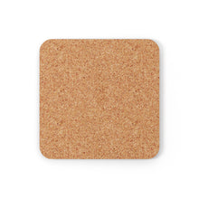 DistinctInk (Set of 4) Corkwood Coasters with Spooky Skeleton Pumpkin PatchDesign for Halloween
