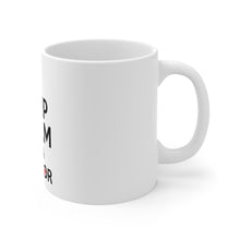 DistinctInk Glossy White Coffee / Tea Mug - Keep Calm I'm A Doctor