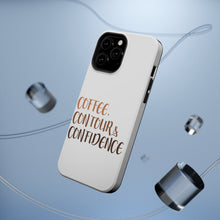 DistinctInk ToughCase for Apple iPhone, Compatible with MagSafe Charging - Coffee Contour & Confidence