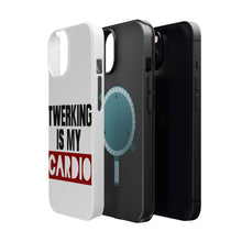 DistinctInk ToughCase for Apple iPhone, Compatible with MagSafe Charging - Twerking is My Cardio