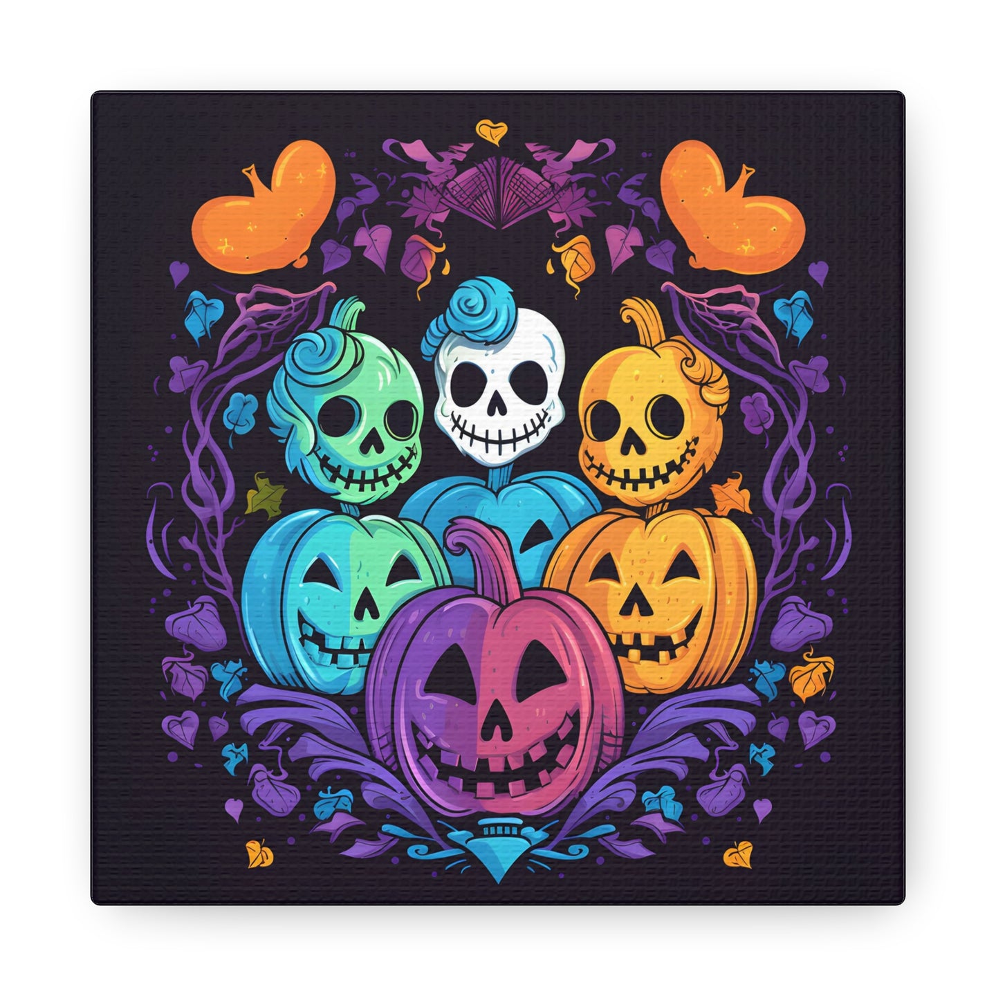 DistinctInk Canvas Wall Art with Creating Lasting Memories for Halloween LGBTQ+ Pride