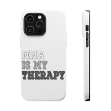 DistinctInk ToughCase for Apple iPhone, Compatible with MagSafe Charging - MMA Is My Therapy