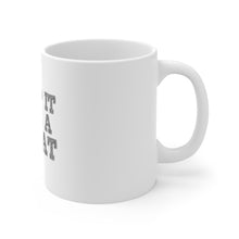 DistinctInk Glossy White Coffee / Tea Mug - Drop it Like a Squat