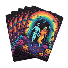 DistinctInk Playing Poker Cards with The Enduring Beauty of Writing Design for Halloween LGBTQ+ Pride