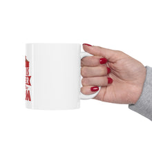 DistinctInk Glossy White Coffee / Tea Mug - Life is Better Down on the Farm