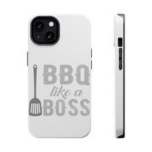DistinctInk ToughCase for Apple iPhone, Compatible with MagSafe Charging - BBQ Like a Boss Barbecue