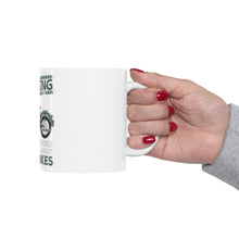 DistinctInk Glossy White Coffee / Tea Mug - Spontaneously Talking About Motorcycles