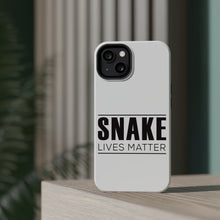 DistinctInk ToughCase for Apple iPhone, Compatible with MagSafe Charging - SNAKE Lives Matter
