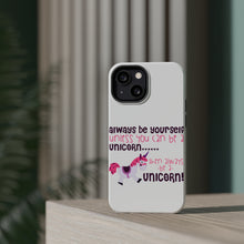 DistinctInk ToughCase for Apple iPhone, Compatible with MagSafe Charging - Always Be Yourself Unless You Can Be a Unicorn