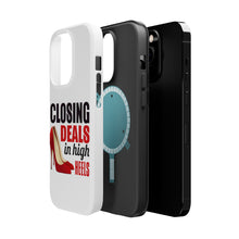 DistinctInk ToughCase for Apple iPhone, Compatible with MagSafe Charging - Closing Deals in High Heels