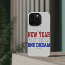 DistinctInk ToughCase for Apple iPhone, Compatible with MagSafe Charging - New Year New Team One Dream