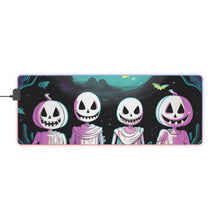 DistinctInk LED Gaming Mouse Pad with Exploring the Unknown Design for Halloween  LGBTQ+ Pride