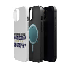 DistinctInk ToughCase for Apple iPhone, Compatible with MagSafe Charging - Guinness Book Of Records - My Biography