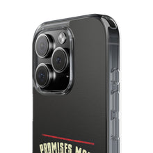DistinctInk Hybrid (Acrylic/TPU) Clear Slim Fit Case for Apple iPhone | Trump: Promises Made, Promises Kept - Conservative