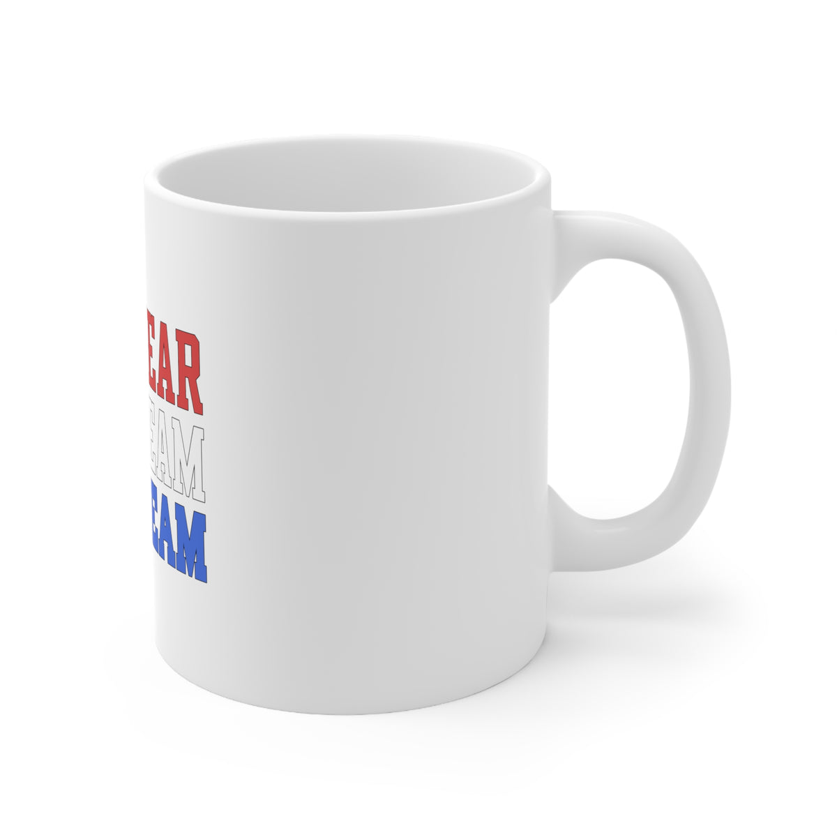Glossy White Coffee / Tea Mug - New Year New Team One Dream, view 3