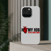 DistinctInk ToughCase for Apple iPhone, Compatible with MagSafe Charging - I Heart My Job - I'm A Doctor