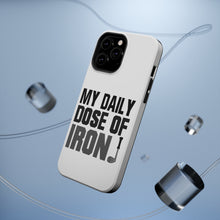 DistinctInk ToughCase for Apple iPhone, Compatible with MagSafe Charging - My Daily Dose of Iron Golf