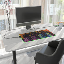 DistinctInk LED Gaming Mouse Pad with Discover Your True Path Design for Halloween  LGBTQ+ Pride