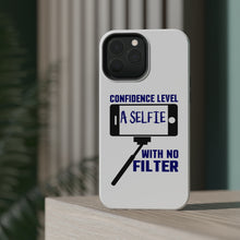 DistinctInk ToughCase for Apple iPhone, Compatible with MagSafe Charging - Confidence Level Selfie with No Filter