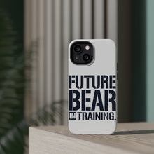 DistinctInk ToughCase for Apple iPhone, Compatible with MagSafe Charging - Future Bear in Training