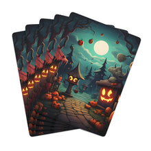 DistinctInk Playing / Poker Cards with Trick or Treat Fun Design for Halloween