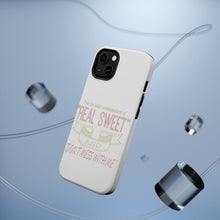 DistinctInk ToughCase for Apple iPhone, Compatible with MagSafe Charging - Odd Combination Real Sweet & Don't Mess With Me