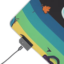 DistinctInk LED Gaming Mouse Pad with The Enduring Beauty of Writing Design for Halloween  LGBTQ+ Pride