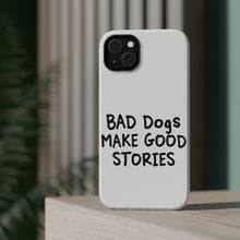 DistinctInk ToughCase for Apple iPhone, Compatible with MagSafe Charging - Bad Dogs Make Good Stories