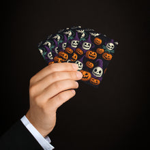 DistinctInk Playing Poker Cards with "Halloween Haunts and Pumpkin Pals" Design for Halloween