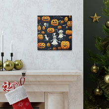 DistinctInk Canvas Wall Art with The Halloween Spell for Halloween