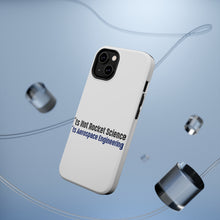 DistinctInk ToughCase for Apple iPhone, Compatible with MagSafe Charging - Not Rocket Scient - Aerospace Engineering