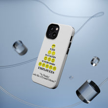 DistinctInk ToughCase for Apple iPhone, Compatible with MagSafe Charging - No Thanks Looks Like a Pyramid Scheme