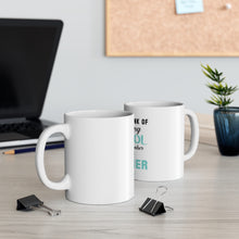 DistinctInk Glossy White Coffee / Tea Mug - Think of Skipping School Remember I'm Teacher
