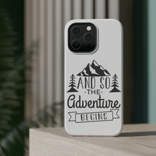 DistinctInk ToughCase for Apple iPhone, Compatible with MagSafe Charging - And so the Adventure Begins