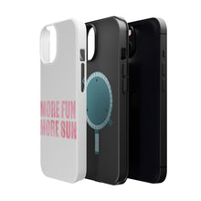 DistinctInk ToughCase for Apple iPhone, Compatible with MagSafe Charging - More Fun More Sun