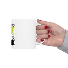 DistinctInk Glossy White Coffee / Tea Mug - Born to Surf Forced to Work