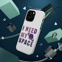 DistinctInk ToughCase for Apple iPhone, Compatible with MagSafe Charging - I Need My Space - Astronomy