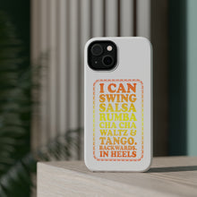 DistinctInk ToughCase for Apple iPhone, Compatible with MagSafe Charging - Swing Salsa Rumba Cha Cha Waltz in Heels