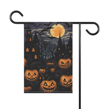 DistinctInk Garden & House Banner Flag with Spooky All Hallows' Eve Design for Halloween