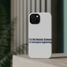 DistinctInk ToughCase for Apple iPhone, Compatible with MagSafe Charging - Not Rocket Scient - Aerospace Engineering