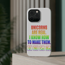 DistinctInk ToughCase for Apple iPhone, Compatible with MagSafe Charging - Unicorns Are Real. I Know How To Make Them