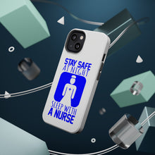 DistinctInk ToughCase for Apple iPhone, Compatible with MagSafe Charging - Stay Safe at Night Sleep With a Nurse