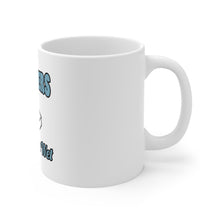 DistinctInk Glossy White Coffee / Tea Mug - Plumbers Make You Wet