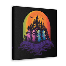 DistinctInk Canvas Wall Art with Discover Your True Path for Halloween LGBTQ+ Pride