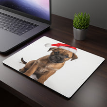 DistinctInk Mouse Pad - 1/4" Foam Rubber - Border Terrier Puppy