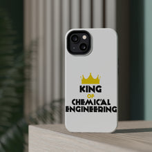 DistinctInk ToughCase for Apple iPhone, Compatible with MagSafe Charging - King of Chemical Engineering
