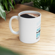 DistinctInk Glossy White Coffee / Tea Mug - Aircraft Mechanic Pilots Need Heroes Too