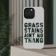 DistinctInk ToughCase for Apple iPhone, Compatible with MagSafe Charging - Grass Stains Ain't No Thang